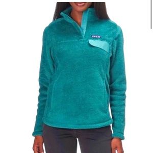 Women’s Re-Tool Snap-T Patagonia Teal color pullover